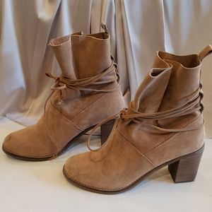 TOMS Suede Tie Ankle Boot
